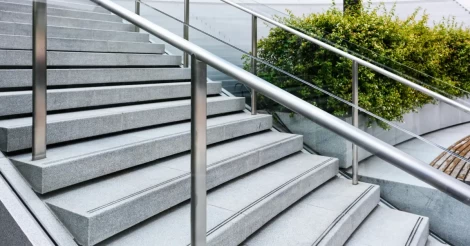 metal handrails